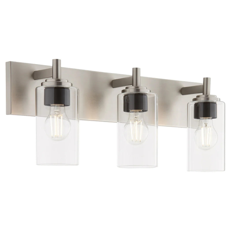 Quorum Home Quorum - 5200-3-65 - Three Light Vanity - Satin Nickel