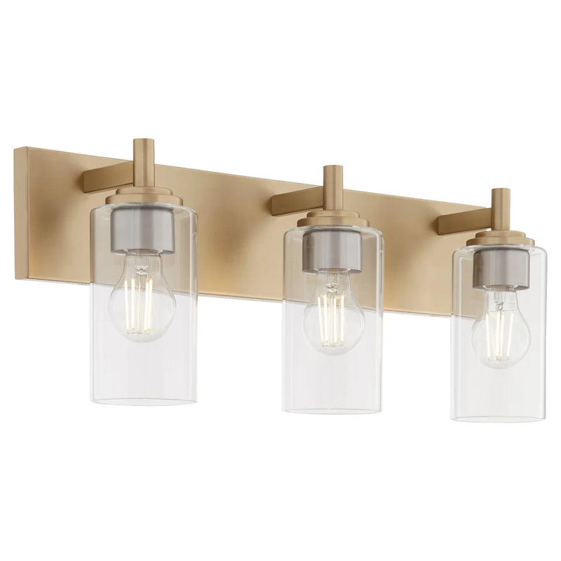 Quorum Home Quorum - 5200-3-80 - Three Light Vanity - Aged Brass