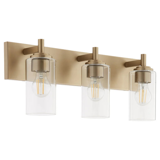 Quorum Home Quorum - 5200-3-80 - Three Light Vanity - Aged Brass