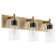 Quorum Home Quorum - 5200-3-80 - Three Light Vanity - Aged Brass