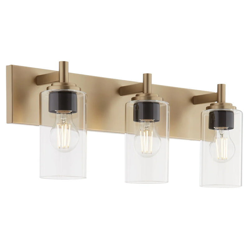 Quorum Home Quorum - 5200-3-80 - Three Light Vanity - Aged Brass