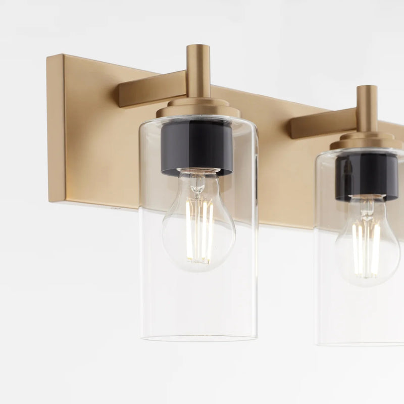 Quorum Home Quorum - 5200-3-80 - Three Light Vanity - Aged Brass