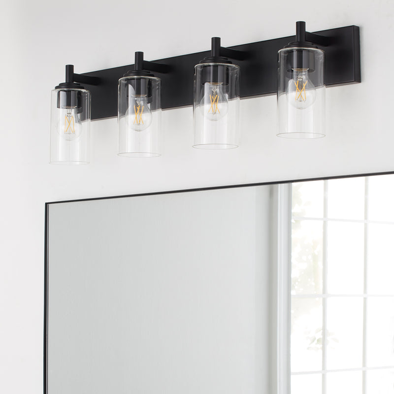Quorum Home Quorum - 5200-4-59 - Four Light Vanity - Matte Black