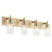 Quorum Home Quorum - 5200-4-80 - Four Light Vanity - Aged Brass
