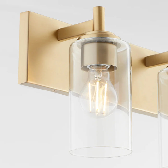 Quorum Home Quorum - 5200-4-80 - Four Light Vanity - Aged Brass