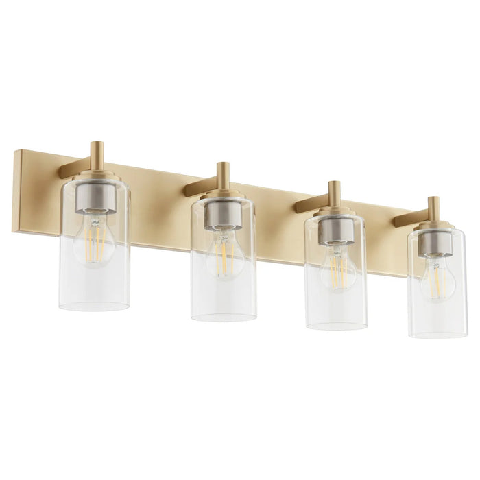 Quorum Home Quorum - 5200-4-80 - Four Light Vanity - Aged Brass