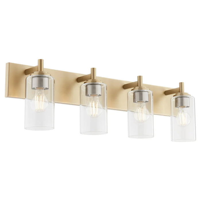Quorum Home Quorum - 5200-4-80 - Four Light Vanity - Aged Brass
