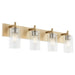 Quorum Home Quorum - 5200-4-80 - Four Light Vanity - Aged Brass