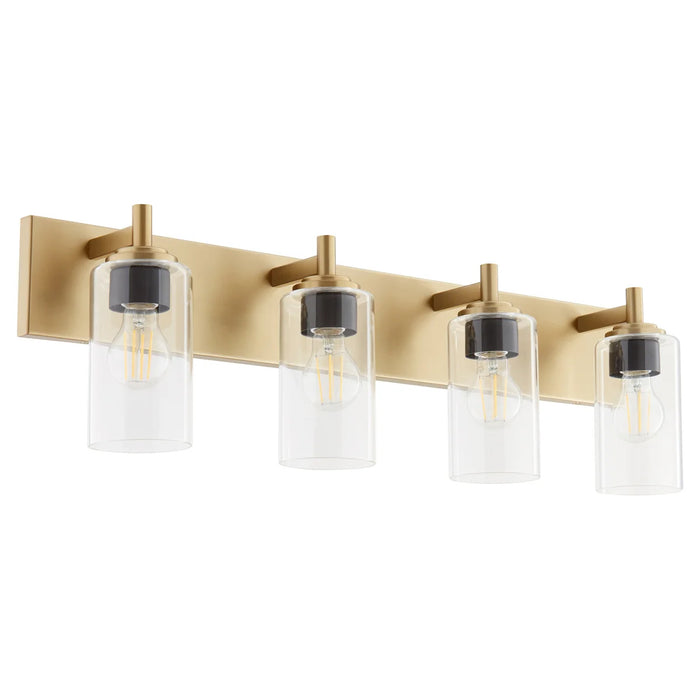 Quorum Home Quorum - 5200-4-80 - Four Light Vanity - Aged Brass
