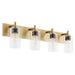 Quorum Home Quorum - 5200-4-80 - Four Light Vanity - Aged Brass