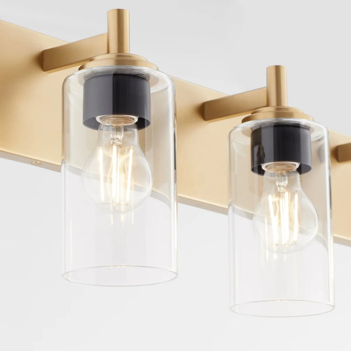 Quorum Home Quorum - 5200-4-80 - Four Light Vanity - Aged Brass