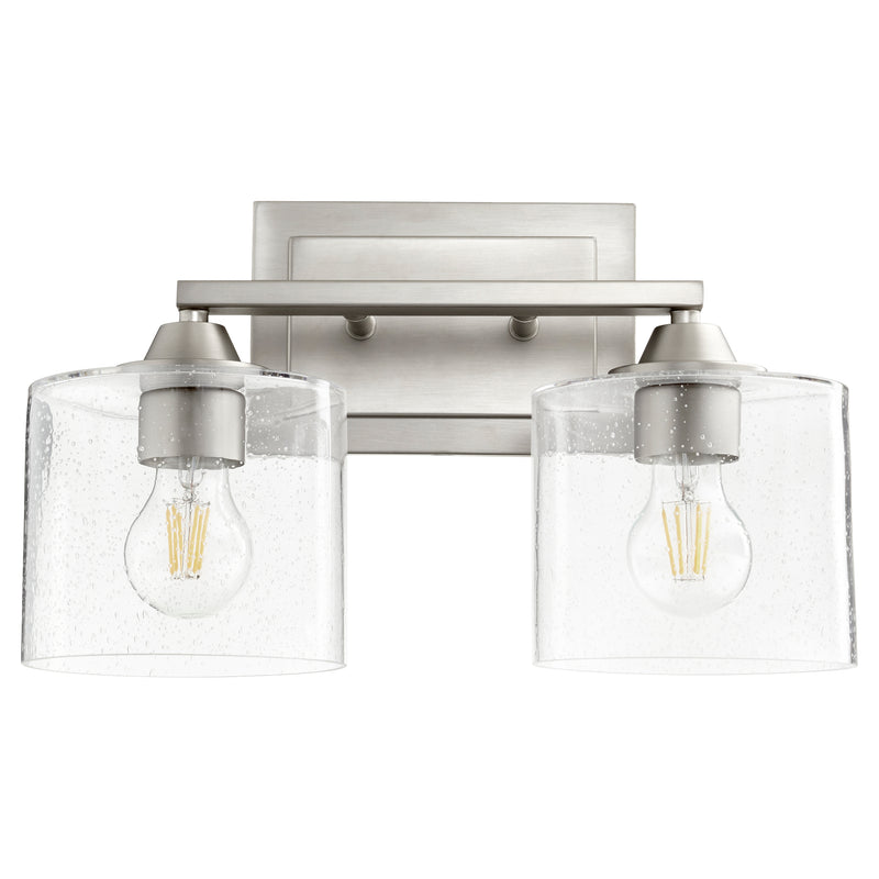Quorum Home Quorum - 5202-2-65 - Two Light Vanity - Satin Nickel