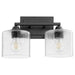 Quorum Home Quorum - 5202-2-69 - Two Light Vanity - Textured Black