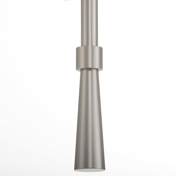 Goodwin 1 Light Tall Wall Mount W/ Opal - Satin Nickel