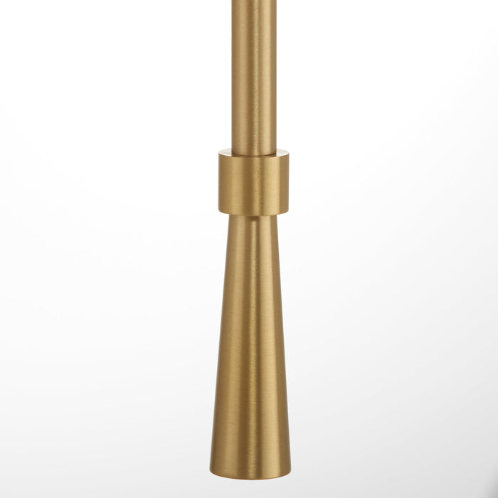 Goodwin 1 Light Tall Wall Mount W/ Opal - Aged Brass