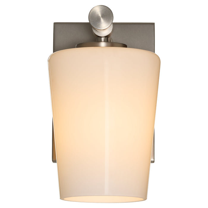 Goodwin 1 Light Wall Mount W/ Opal - Satin Nickel