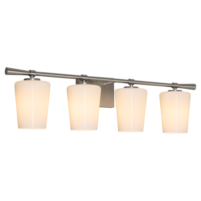 Goodwin 4 Light Vanity W/ Opal - Satin Nickel
