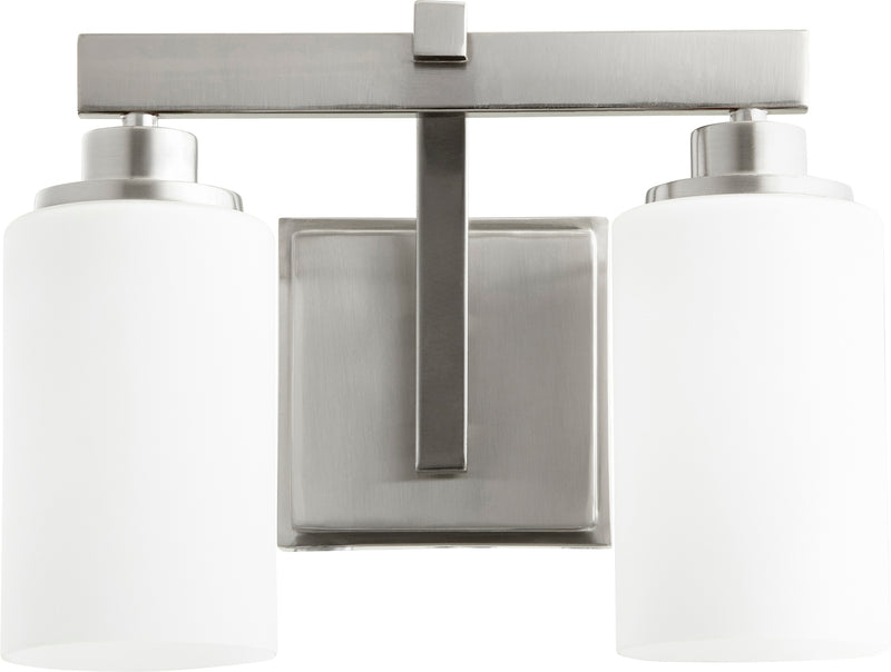 Quorum Home Quorum - 5207-2-65 - Two Light Vanity - Satin Nickel