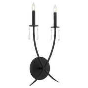 Quorum Home Quorum - 521-2-59 - Two Light Wall Mount - Matte Black