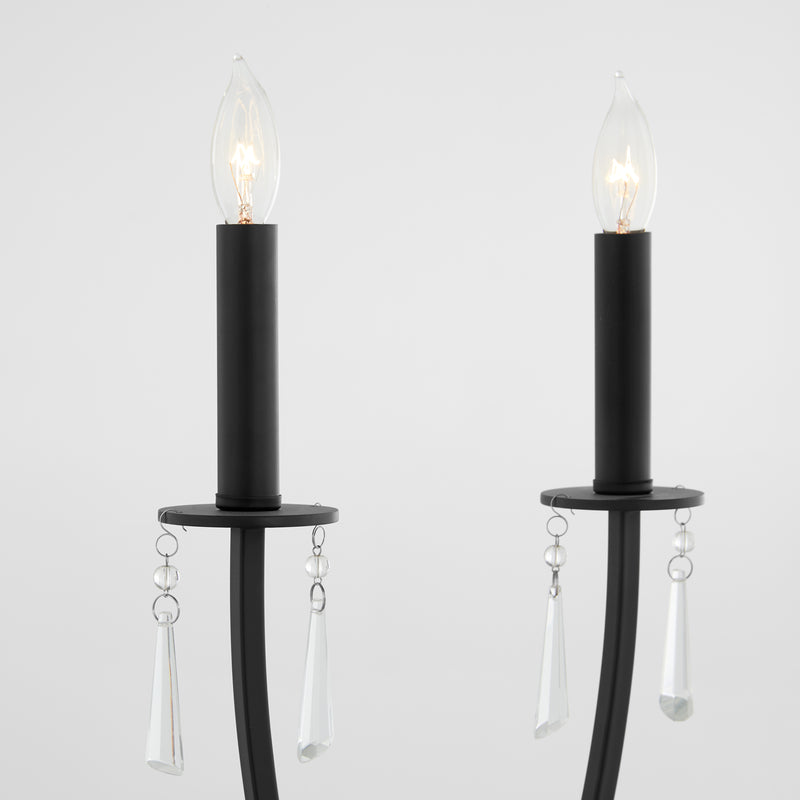 Quorum Home Quorum - 521-2-59 - Two Light Wall Mount - Matte Black