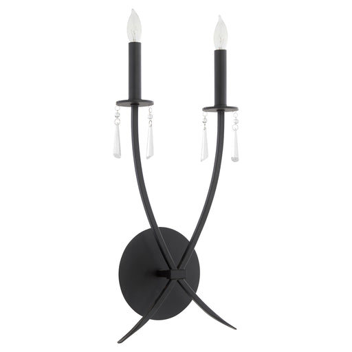 Quorum Home Quorum - 521-2-59 - Two Light Wall Mount - Matte Black