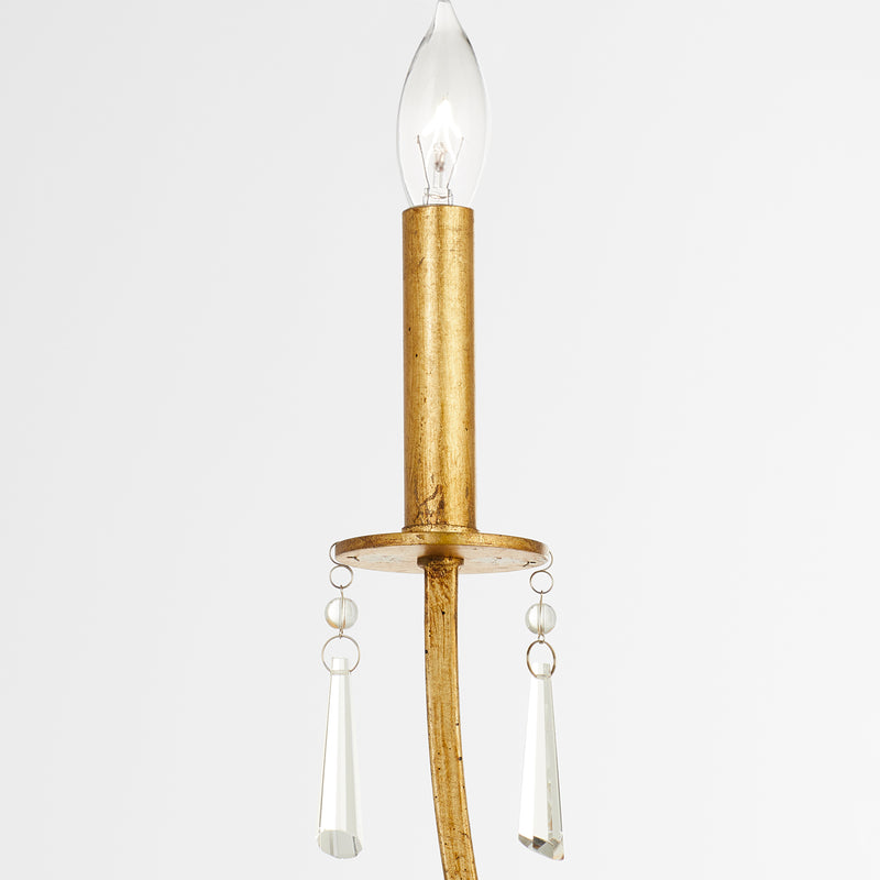 Quorum Home Quorum - 521-2-74 - Two Light Wall Mount - Gold Leaf