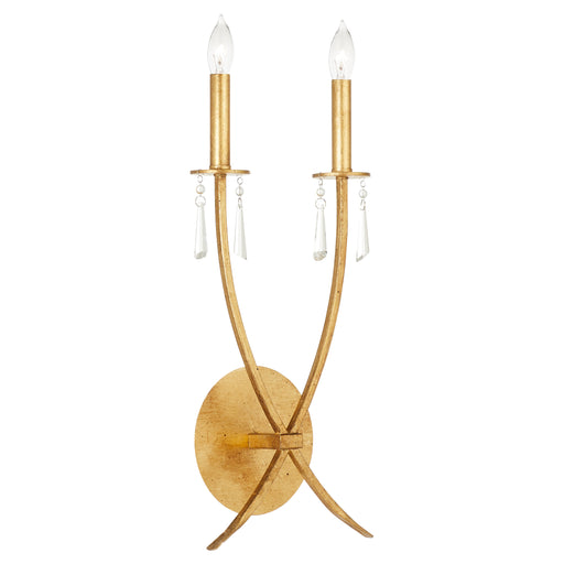 Quorum Home Quorum - 521-2-74 - Two Light Wall Mount - Gold Leaf