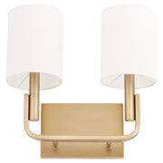 Quorum Home Quorum - 5210-2-80 - Two Light Wall Mount - Aged Brass