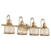 Quorum Home Quorum - 5212-4-80 - Four Light Vanity - Aged Brass