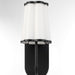 Belinder 1 Light Scalloped Wall Mount  - Matte Black