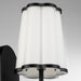 Belinder 1 Light Scalloped Wall Mount  - Matte Black