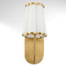 Belinder 1 Light Scalloped Wall Mount  - Aged Bras