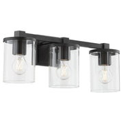 Quorum Home Quorum - 523-3-59 - Three Light Vanity - Matte Black
