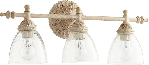 Quorum Home Quorum - 5257-3-70 - Three Light Vanity - Persian White w/ Clear/Seeded