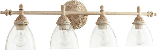 Quorum Home Quorum - 5257-4-70 - Four Light Vanity - Persian White w/ Clear/Seeded