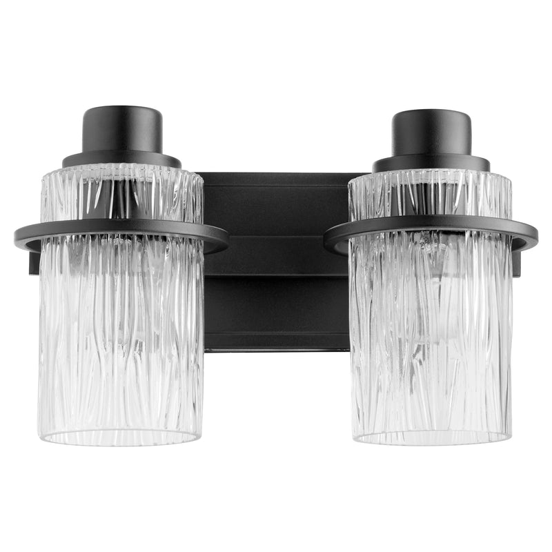 Quorum Home Quorum - 527-2-69 - Two Light Vanity - Textured Black