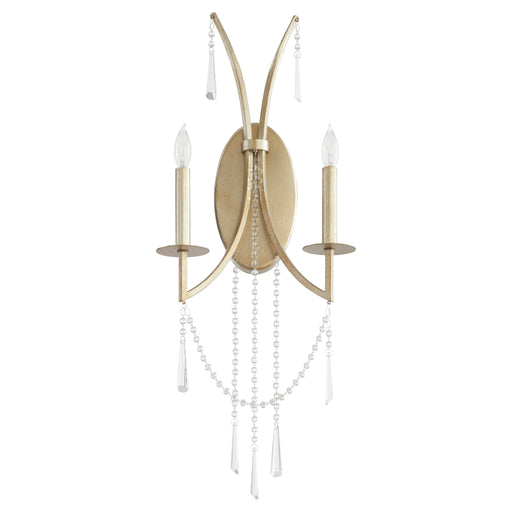 Quorum Home Quorum - 528-2-60 - Two Light Wall Mount - Antique Silver