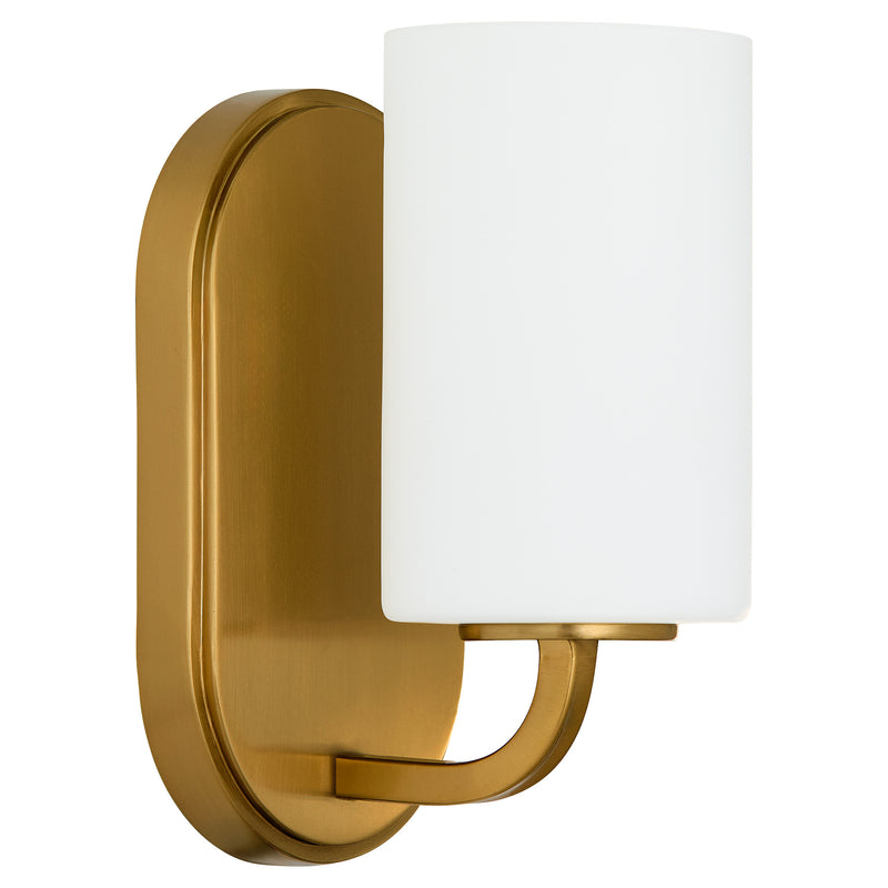 RUTHERFORD 1 Light Wall Mount - Brushed Brass