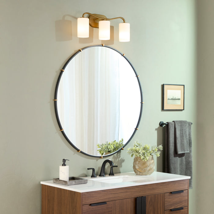 RUTHERFORD 3 Light Vanity - Brushed Brass