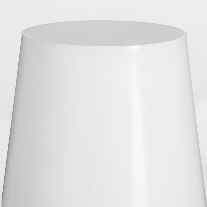 Raymond 1 Light Opal Wall Mount - Matte Black