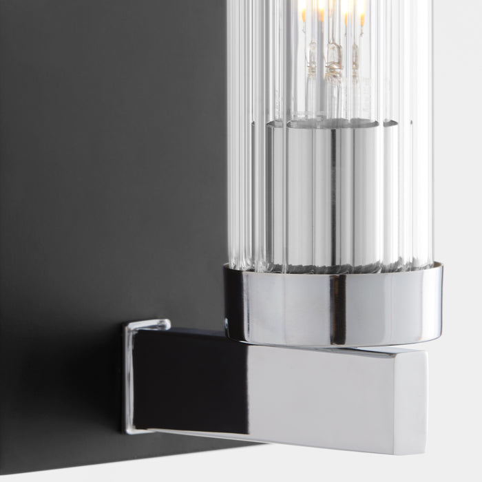 Quorum Home Quorum - 533-1-5914 - One Light Vanity - Matte Black w/ Chrome