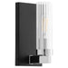 Quorum Home Quorum - 533-1-5914 - One Light Vanity - Matte Black w/ Chrome