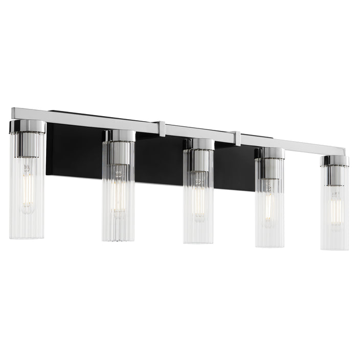 Quorum Home Quorum - 533-5-5914 - Five Light Vanity - Matte Black