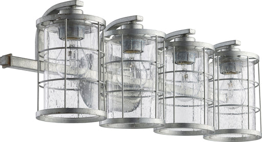 Quorum Home Quorum - 5364-4-7 - Four Light Vanity - Tumbled Steel