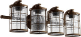 Quorum Home Quorum - 5364-4-86 - Four Light Vanity - Oiled Bronze