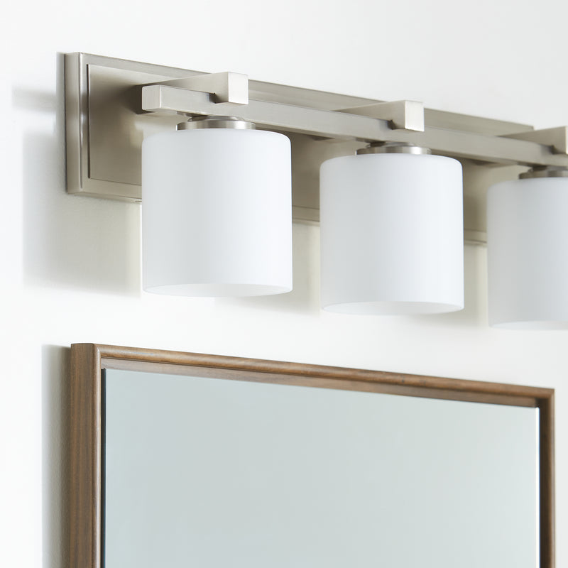 Quorum Home Quorum - 5369-3-65 - Three Light Vanity - Satin Nickel
