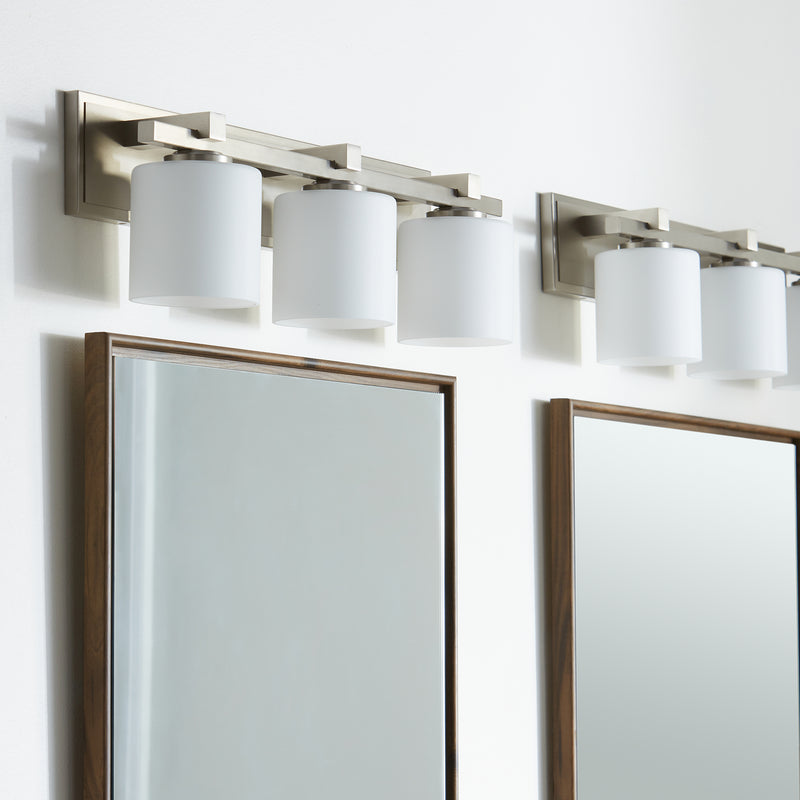 Quorum Home Quorum - 5369-3-65 - Three Light Vanity - Satin Nickel