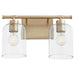 Quorum Home Quorum - 5374-2-80 - Two Light Vanity - Aged Brass