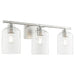 Quorum Home Quorum - 5374-3-65 - Three Light Vanity - Satin Nickel