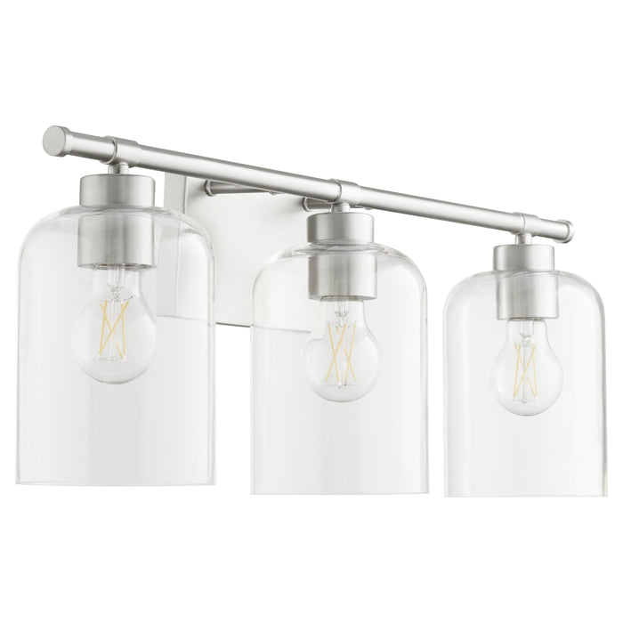 Quorum Home Quorum - 5374-3-65 - Three Light Vanity - Satin Nickel